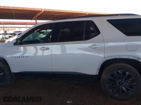 2023 Chevrolet Traverse RS with VIN 1GNERJKW7PJ230813, listed as a IAAI auction lot 41814857 with 51,618 mi miles. Bid and sale history available at carsss.com. Image 14.