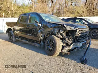 2022 Chevrolet Silverado 1500 Custom with VIN 1GCPDBEK9NZ524775, listed as a Copart auction lot 41422045 with 23,819 mi miles and Salvage Title. Bid and sale history available at carsss.com. Image 4.