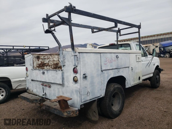 1997 Ford F-350 with VIN 1FDKF38G8VEB54732, listed as a Copart auction lot 50266795 with Not Provided miles and Salvage Title. Bid and sale history available at DreamBid. Image 3.