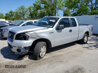 2007 Ford F-150 STX with VIN 1FTRX12W87FB51282, listed as a Copart auction lot 55580365 with 213,923 mi miles and Salvage title. Bid and sale history available at DreamBid. Image 1.