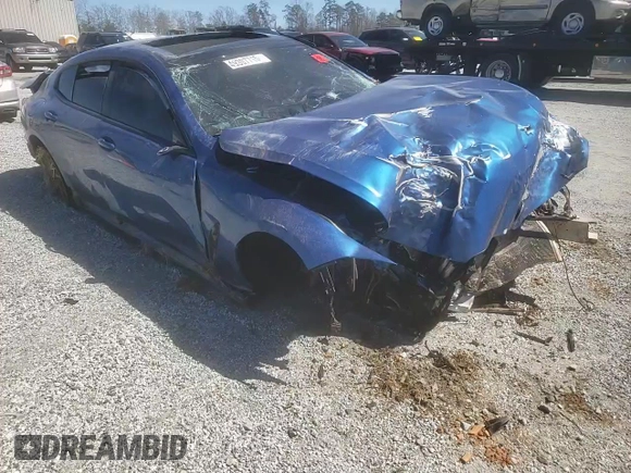 2020 BMW 8 Series M850i with VIN WBAGV8C03LCE29002, listed as a Copart auction lot 49397715 with Not provided miles and Salvage title. Bid and sale history available at DreamBid. Image 11.