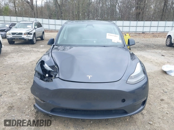 2023 Tesla Model Y Long Range with VIN 7SAYGDEE3PA177437, listed as a IAAI auction lot 41813483 with 17,093 mi miles. Bid and sale history available at carsss.com. Image 13.
