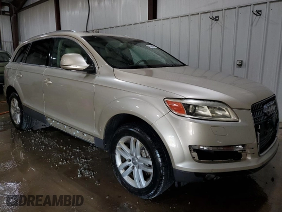 2008 Audi Q7 Premium z VIN WA1BY74L78D022039, wystawiony jako Copart lot #61649905 z przebiegiem 192 550 mil mil oraz Szkoda całkowita • Salvage title. Historia ofert i sprzedaży dostępna na DreamBid. Obrazek 4.