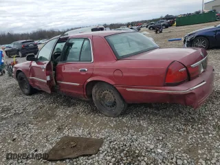 2002 Mercury Grand Marquis GS with VIN 2MEFM74W22X645371, listed as a Copart auction lot 47830465 with 148,208 mi miles and Salvage Title. Bid and sale history available at carsss.com. Image 2.