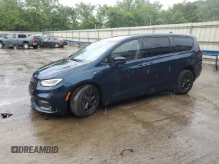2023 Chrysler Pacifica Hybrid Touring L with VIN 2C4RC1L74PR595349, listed as a Copart auction lot 60251985 with 25,691 mi miles and Salvage title. Bid and sale history available at DreamBid. Image 1.