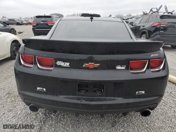 2011 Chevrolet Camaro 1SS with VIN 2G1FJ1EJ5B9153621, listed as a Copart auction lot 81920524 with 159,438 mi miles and Salvage Title. Bid and sale history available at carsss.com. Image 6.