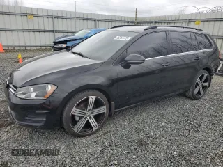 2015 Volkswagen Golf SportWagen TDI S with VIN 3VWCA7AU7FM503788, listed as a Copart auction lot 46265475 with 156,001 mi miles and Salvage Title. Bid and sale history available at carsss.com. Image 1.