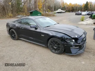 2022 Ford Mustang GT с VIN 1FA6P8CF0N5118652, выставлен на аукционе Copart как лот 75289414 с пробегом 38 077 миль миль и Списание • Salvage title. История ставок и продаж доступна на DreamBid. Изображение 4.