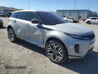 2020 Land Rover Range Rover Evoque S with VIN SALZJ2FX1LH060825, listed as a Copart auction lot 46861155 with 43,331 mi miles and Salvage Title. Bid and sale history available at DreamBid. Image 4.