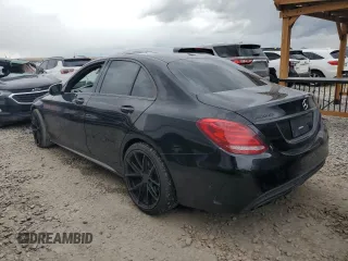 2017 Mercedes-Benz C 43 AMG with VIN 55SWF6EB6HU192204, listed as a Copart auction lot 48478805 with 83,487 mi miles and Salvage Title. Bid and sale history available at DreamBid. Image 2.
