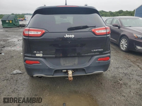 2018 Jeep Cherokee Limited with VIN 1C4PJMDB7JD530166, listed as a Copart auction lot 58907215 with 107,390 mi miles and Clean title. Bid and sale history available at DreamBid. Image 6.