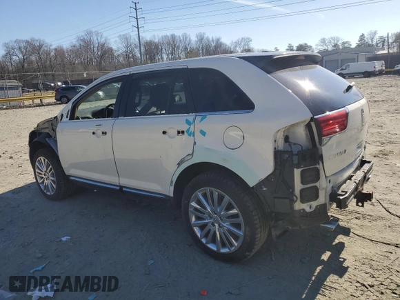 2012 Lincoln MKX with VIN 2LMDJ8JK2CBL13731, listed as a Copart auction lot 47603885 with 171,251 mi miles and Salvage Title. Bid and sale history available at DreamBid. Image 2.