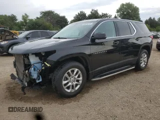 2020 Chevrolet Traverse LS with VIN 1GNERFKW2LJ251432, listed as a Copart auction lot 60694215 with 71,439 mi miles and Salvage title. Bid and sale history available at DreamBid. Image 1.
