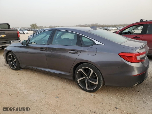2019 Honda Accord Sedan Sport 1.5T with VIN 1HGCV1F3XKA162884, listed as a Copart auction lot 47411275 with 164,077 mi miles and Salvage Title. Bid and sale history available at carsss.com. Image 2.
