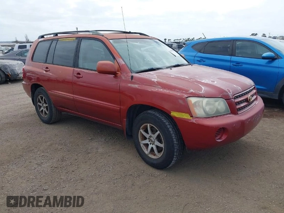 2003 Toyota Highlander z VIN JTEGD21A530059437, wystawiony jako IAAI lot #42054863 z przebiegiem 201 274 mil mil oraz . Historia ofert i sprzedaży dostępna na DreamBid. Obrazek 1.