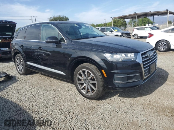 2019 Audi Q7 Premium Plus with VIN WA1LHAF7XKD024487, listed as a Copart auction lot 58400285 with 74,156 mi miles and Salvage title. Bid and sale history available at DreamBid. Image 4.