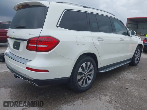 2019 Mercedes-Benz GLS 450 z VIN 4JGDF6EE6KB228708, wystawiony jako IAAI lot #42395243 z przebiegiem 36 209 mil mil oraz . Historia ofert i sprzedaży dostępna na DreamBid. Obrazek 4.