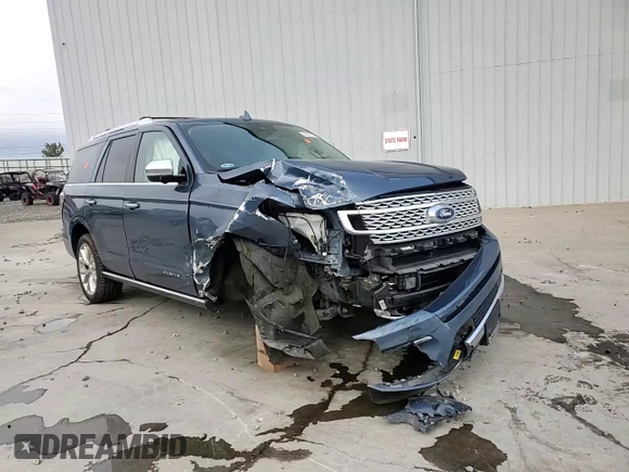 2018 Ford Expedition Platinum with VIN 1FMJU1MT8JEA03232, listed as a Copart auction lot 43085105 with 0 mi miles and Salvage Title. Bid and sale history available at carsss.com. Image 14.