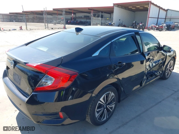 2018 Honda Civic Sedan EX-T with VIN JHMFC1F36JX019412, listed as a IAAI auction lot 41601422 with 103,411 mi miles. Bid and sale history available at carsss.com. Image 4.