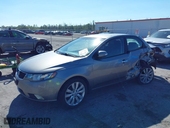 2010 Kia Forte SX with VIN KNAFW4A30A5312314, listed as a IAAI auction lot 41731007 with 169,466 mi miles. Bid and sale history available at carsss.com. Image 16.