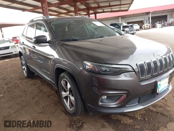 2021 Jeep Cherokee Limited with VIN 1C4PJLDX2MD187065, listed as a IAAI auction lot 41729812 with 71,470 mi miles and . Bid and sale history available at DreamBid. Image 1.