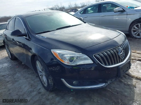 2015 Buick Regal with VIN 2G4GK5EX4F9173140, listed as a IAAI auction lot 41609056 with 137,403 mi miles. Bid and sale history available at carsss.com. Image 1.