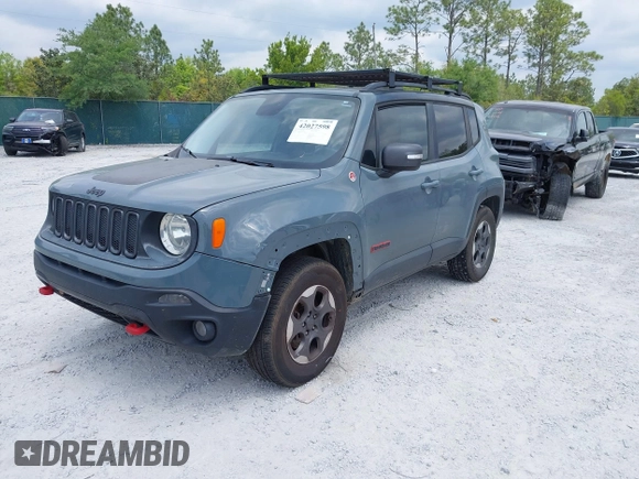 2017 Jeep Renegade Deserthawk z VIN ZACCJBCBXHPF82004, wystawiony jako IAAI lot #42027598 z przebiegiem Nie podano mil oraz . Historia ofert i sprzedaży dostępna na DreamBid. Obrazek 17.