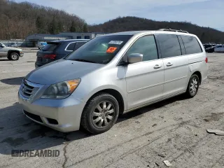 2009 Honda Odyssey EX-L with VIN 5FNRL38709B009684, listed as a Copart auction lot 47285275 with 0 mi miles and Salvage Title. Bid and sale history available at carsss.com. Image 1.