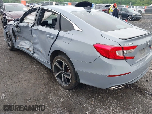 2021 Honda Accord Sport with VIN 1HGCV1F38MA099805, listed as a IAAI auction lot 42251724 with 78,645 mi miles and . Bid and sale history available at DreamBid. Image 3.