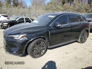 2020 Infiniti QX50 ESSENTIAL with VIN 3PCAJ5M35LF115623, listed as a Copart auction lot 79328114 with 42,298 mi miles and Salvage Title. Bid and sale history available at carsss.com. Image 1.