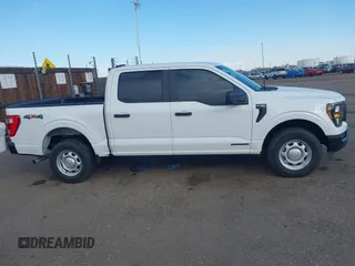 2023 Ford F-150 XL with VIN 1FTFW1ED9PFC02465, listed as a IAAI auction lot 41715526 with 21,343 mi miles. Bid and sale history available at carsss.com. Image 13.
