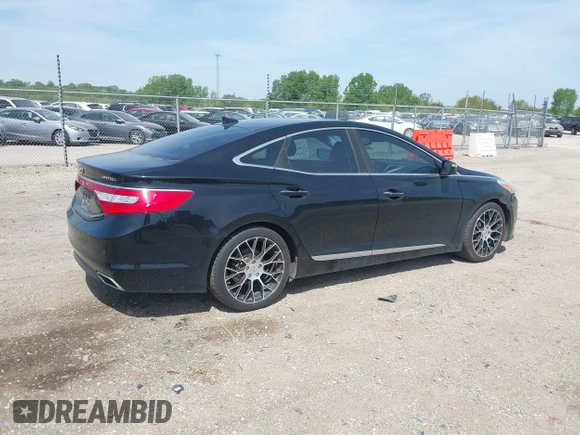 2015 Hyundai Azera Limited with VIN KMHFH4JGXFA467625, listed as a IAAI auction lot 42222067 with 242,309 mi miles and . Bid and sale history available at DreamBid. Image 4.