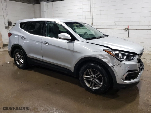 2017 Hyundai Santa Fe Sport 2.4L with VIN 5XYZTDLB2HG441525, listed as a Copart auction lot 49873315 with 136,576 mi miles and Salvage Title. Bid and sale history available at carsss.com. Image 4.