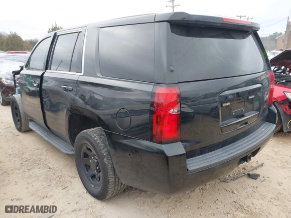2018 Chevrolet Tahoe Commercial with VIN 1GNLCDEC3JR221708, listed as a IAAI auction lot 41157325 with 163,845 mi miles. Bid and sale history available at carsss.com. Image 3.