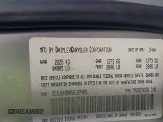 2005 Chrysler 300 with VIN 2C3JA43R05H137403, listed as a IAAI auction lot 41399519 with 135,044 mi miles. Bid and sale history available at carsss.com. Image 9.