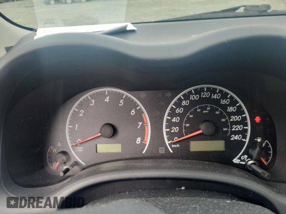 2011 Toyota Corolla L with VIN 2T1BU4EE0BC609090, listed as a Copart auction lot 52022585 with Not Provided miles and Salvage Title. Bid and sale history available at carsss.com. Image 9.