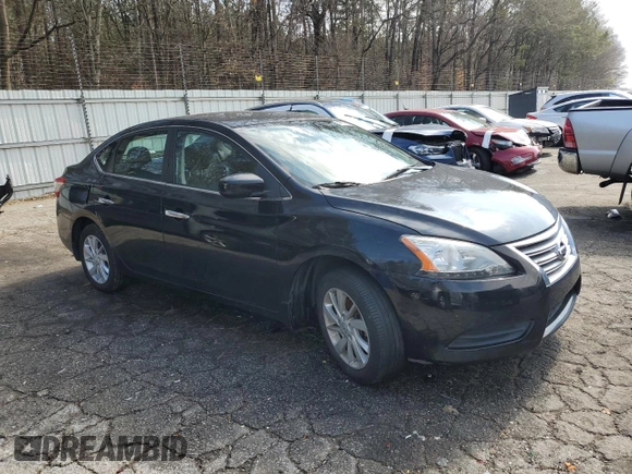 2013 Nissan Sentra SL with VIN 3N1AB7AP7DL745892, listed as a Copart auction lot 44011005 with 135,455 mi miles and Salvage Title. Bid and sale history available at DreamBid. Image 4.