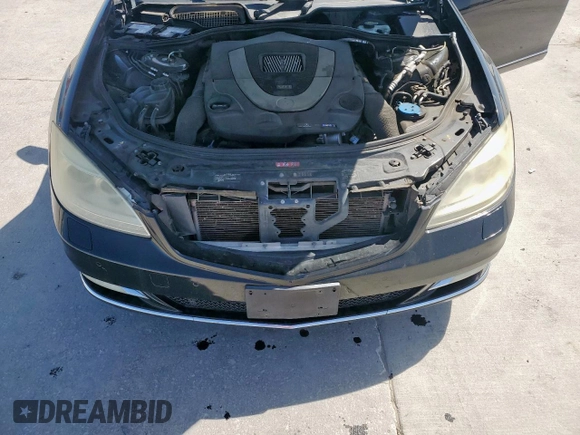 2010 Mercedes-Benz S 550 with VIN WDDNG7BBXAA347202, listed as a Copart auction lot 52907765 with 194,352 mi miles and Salvage Title. Bid and sale history available at DreamBid. Image 12.