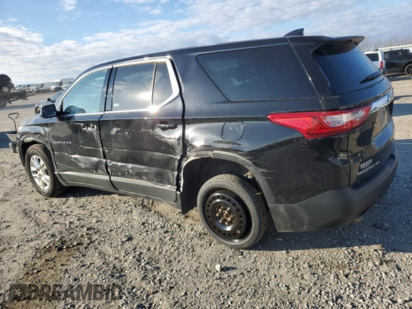 2020 Chevrolet Traverse LS with VIN 1GNEVLKW3LJ115532, listed as a Copart auction lot 86218864 with 146,204 mi miles and Salvage Title. Bid and sale history available at carsss.com. Image 2.