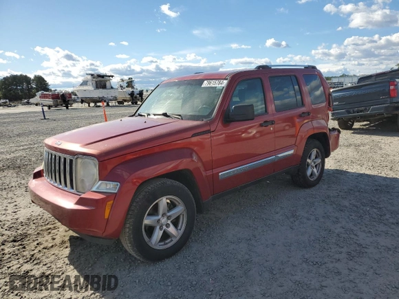 2009 Jeep Liberty Limited with VIN 1J8GP58K49W528558, listed as a Copart auction lot 79615784 with 191,614 mi miles and Salvage Title. Bid and sale history available at carsss.com. Image 1.