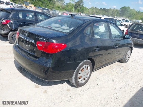 2010 Hyundai Elantra GLS with VIN KMHDU4AD8AU176976, listed as a IAAI auction lot 42044034 with 185,555 mi miles. Bid and sale history available at carsss.com. Image 4.