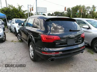 2014 Audi Q7 Premium Plus with VIN WA1LGBFE8ED016688, listed as a IAAI auction lot 42717215 with 61,517 mi miles and . Bid and sale history available at DreamBid. Image 3.