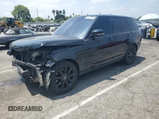 2022 Land Rover Range Rover Westminster with VIN SALGS2SE0NA467815, listed as a Copart auction lot 62197595 with 17,094 mi miles and Salvage title. Bid and sale history available at DreamBid. Image 1.