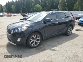 2017 Kia Sorento SX with VIN 5XYPKDA54HG220483, listed as a Copart auction lot 58225025 with 119,376 mi miles and Clean title. Bid and sale history available at DreamBid. Image 1.