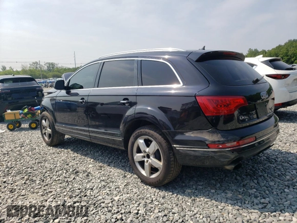 2015 Audi Q7 Premium Plus with VIN WA1LGAFE4FD003092, listed as a Copart auction lot 60500195 with 122,506 mi miles and Clean title. Bid and sale history available at DreamBid. Image 2.