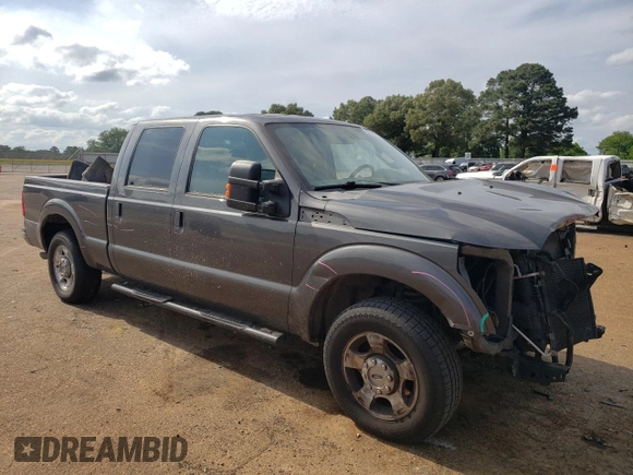2015 Ford F-250 XL with VIN 1FT7W2A64FEC14416, listed as a Copart auction lot 54346255 with 145,617 mi miles and Salvage title. Bid and sale history available at DreamBid. Image 4.