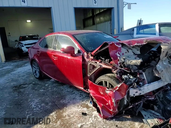 2015 Lexus IS 350 with VIN JTHCE1D26F5007092, listed as a Copart auction lot 42091245 with 70,986 mi miles and Salvage Title. Bid and sale history available at DreamBid. Image 13.