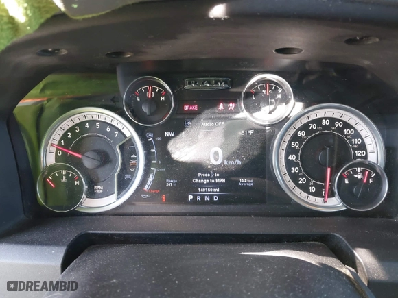 2013 Ram 1500 Tradesman with VIN 1C6RR7FT4DS713864, listed as a IAAI auction lot 41733346 with 149,150 mi miles. Bid and sale history available at carsss.com. Image 7.