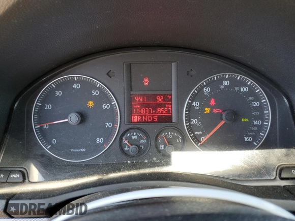 2008 Volkswagen Jetta Sedan S with VIN 3VWJZ71K28M015348, listed as a Copart auction lot 68315394 with 114,837 mi miles and Salvage Title. Bid and sale history available at carsss.com. Image 9.