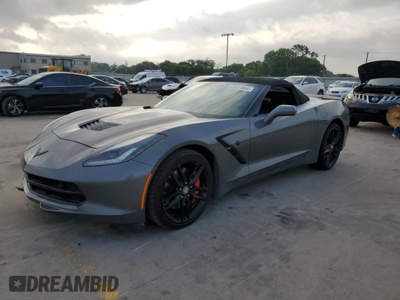 2016 Chevrolet Corvette Z51 2LT with VIN 1G1YK3D76G5122941, listed as a Copart auction lot 53631844 with 58,104 mi miles and Clean Title. Bid and sale history available at carsss.com. Image 1.